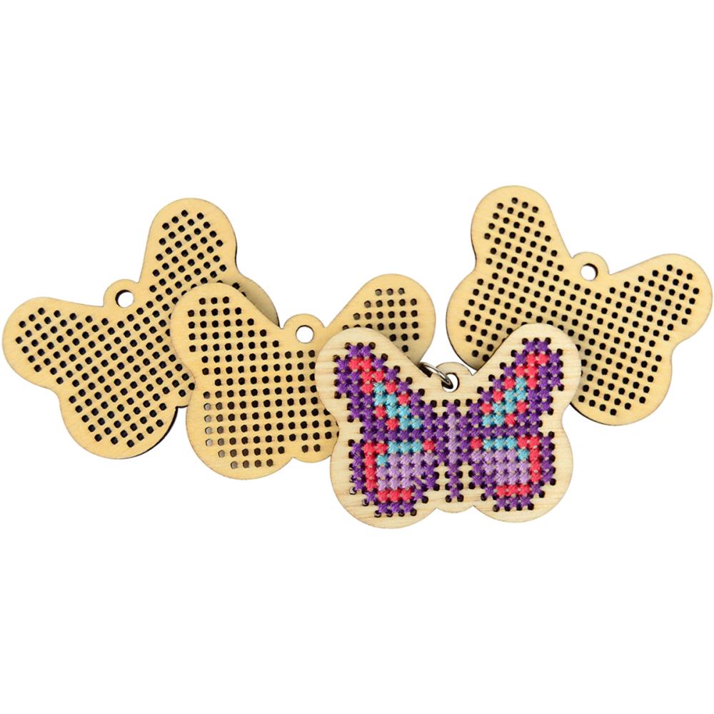 Wood Butterfly Punched For Cross Stitch Spot Colors is offered at a fair  price, and offers outstanding service for every customers